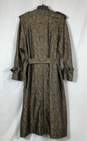Vintage Burberry Women Floral Trench Coat Size 12 image number 6