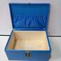 Vintage KC Products Blue Quilted Box image number 2