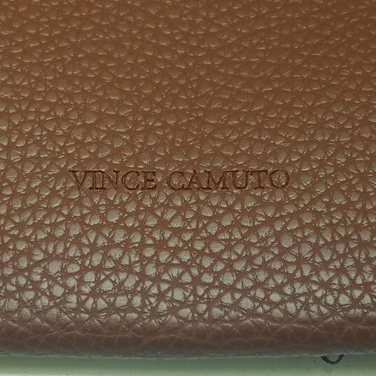 Vince Camuto Vegan Leather Luck Tote Bag Brown image number 7
