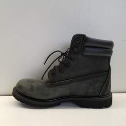 Timberland Black Nubuck Leather 6 Inch Boots Women's Size 7W alternative image