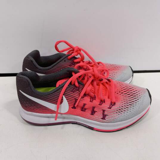 extraterrestre maestría Para construir Buy the Nike Zoom Pegasus 33 Women's Pink Running Shoes Size 6.5 |  GoodwillFinds