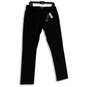 NWT Mens Black Flat Front Slim Fit Straight Leg Chino Pants Size 34x32 image number 1