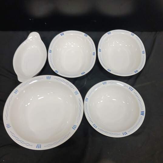 5pc Set of Pfaltzgraff Bonnie Brae Serving Dishes image number 1