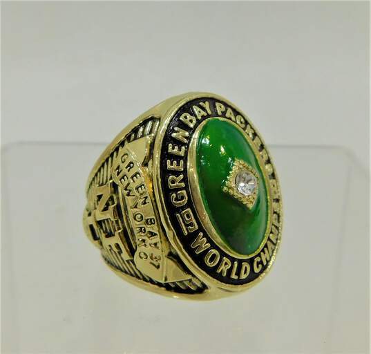 1961 Paul Hornung Green Bay Packers World Champions Replica Ring image number 1
