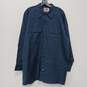 Dickies Men's Navy Blue Button Up Work Shirt Size XL image number 1
