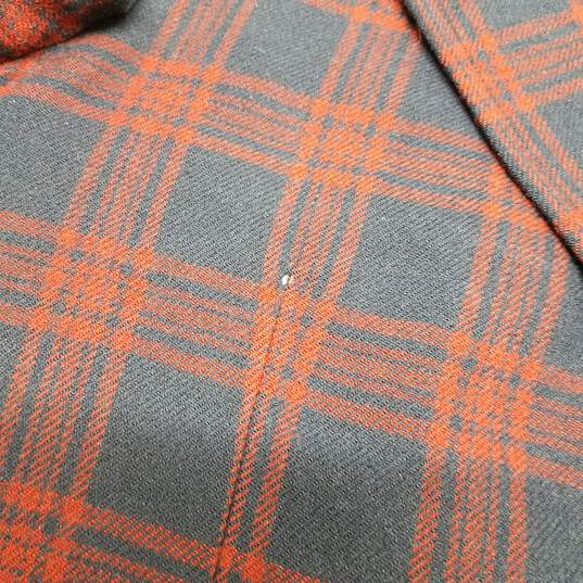 Pendleton red and navy plaid wool blazer image number 5
