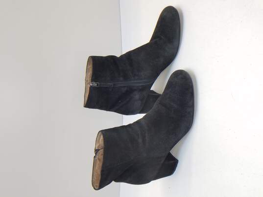 Halogen Women's Black Suede Ankle Boot Size 10M image number 3