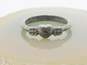 James Avery 925 Heart & Flowers Band Ring 1.6g image number 1