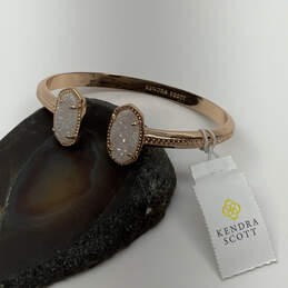 NWT Designer Kendra Scott Elton Gold-Tone Cuff Bracelet With Dust Bag