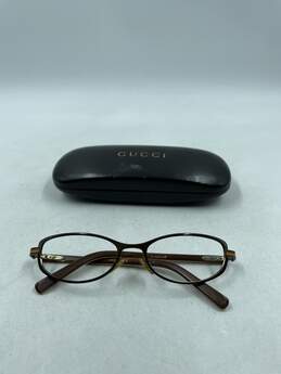 Gucci Bronze Oval Eyeglasses