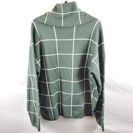 Futurino Women Green Turtleneck Sweatshirt XL NWT alternative image