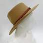 Australian Outback Collection JACKEROO Fur Felt Leather Beige Hat Size 7-1/2 image number 14