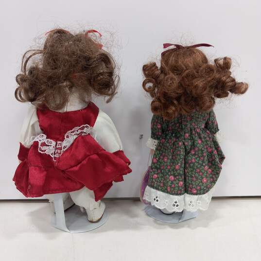 Bundle of 4 Porcelain Dolls image number 3