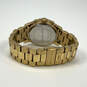 Designer Michael Kors Runway MK5055 Gold-Tone Analog Dial Wrist Watch image number 3