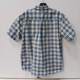 Patagonia Men's Blue Plaid Short Sleeve Button-Up Shirt Size M alternative image