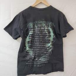 Disturbed Evolution 2019 Tour Black T-Shirt Men's M alternative image