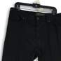 Mens Black Denim Dark Wash 5-Pocket Design Straight Leg Jeans Size 36x34 image number 3