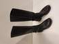 Ralph Lauren Sanya Black Leather Mid Zip Boots Shoes Women's Size 6 M image number 3