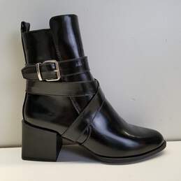 Nasty Gal Shiny Strappy Boots Black 9