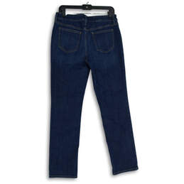 Womens Blue Medium Wash 5 Pockets Mid Rise Denim Skinny Jeans Size 6R alternative image