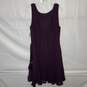 Coldwater Creek Purple Boat Neck Paneled Dress NWT Size W18 image number 2