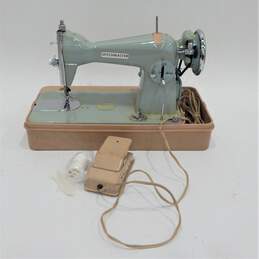 Vintage Precision Deluxe Stitchmaster Portable Sewing Machine w/ Case alternative image