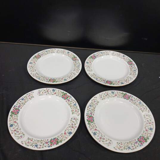 Set of 8 Vintage Farberware Monaco 3111 Floral Dessert Plates image number 2