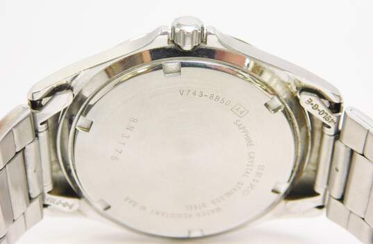 Buy the Seiko Sapphire Crystal Day Date Watch | GoodwillFinds