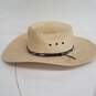 Stetson Palm Straw Western Hat Size 7 image number 1