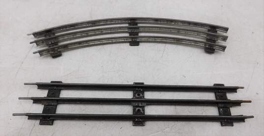 Lot Of Vintage 027 Gauge Scale Model Train Tracks, Straights & Curved image number 4