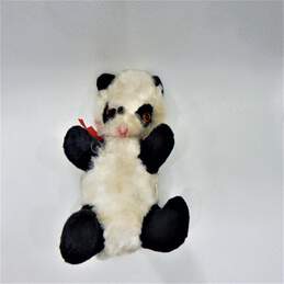 Vintage Carnival Prize Fuzzy Plush Toys Panda Bear Turtle Brown Bear alternative image