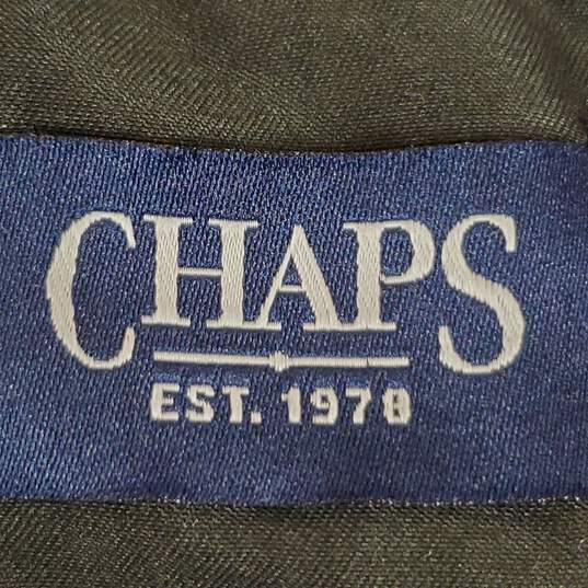 Chaps Men Charcoal Fleece Vest XL NWT image number 3