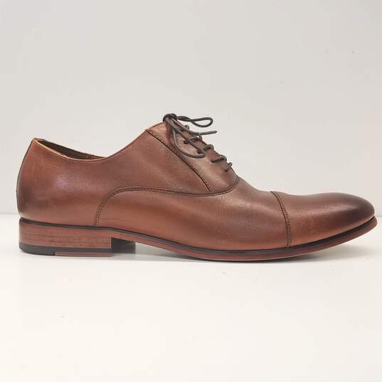 ALDO Brown Leather Oxford Dress Shoes Men's Size 10 M image number 2