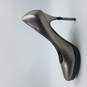 Gucci Leather Pump Women's Sz 7.5 Pewter image number 2