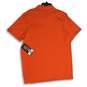 NWT Mens Orange Collared Short Sleeve Tailored Fit Golf Polo Shirt Size XL image number 2