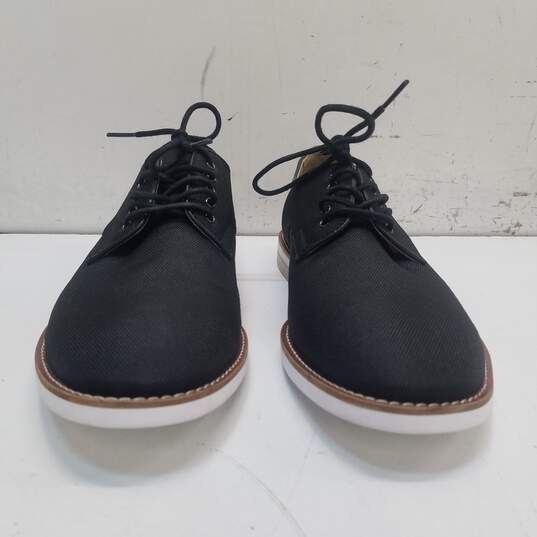 Calvin Klein Aggussie Black Canvas Oxford Shoes Men's Size 10.5 image number 3