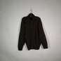 Mens Shetland Wool Mock Neck Long Sleeve Full-Zip Sweater Size Large image number 1