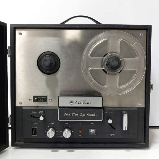 Wards Airline 3 Speed Solid State Tape Recorder Model 3657A