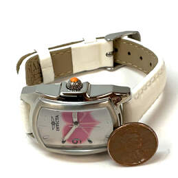 Designer Invicta 19840 Silver-Tone Pink Heart Square Dial Analog Wristwatch alternative image