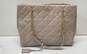 Kate Spade Emerson Place Phoebe Quilted Beige Leather Tote Bag image number 1