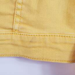 Hollister Women Yellow Jean Jacket L NWT alternative image