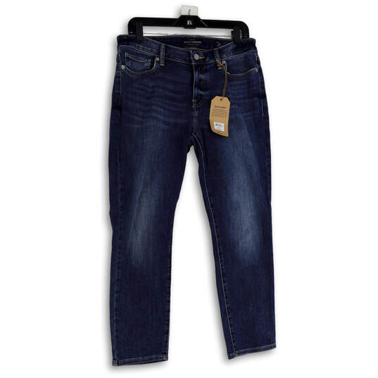 NWT Womens Blue Lolita 5-Pocket Design Skinny Leg Ankle Jeans Size 10/30 image number 1