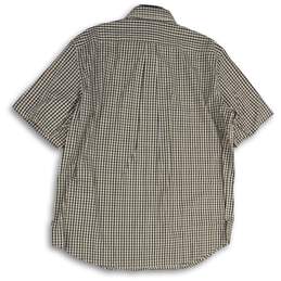 NWT Chaps Mens Brown Check Short Sleeve Button-Down Casual Shirt Size XXL alternative image