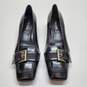 AUTHENTICATED WMNS PRADA BUCKLED LOW HEEL LOAFERS SZ 38.5 image number 4