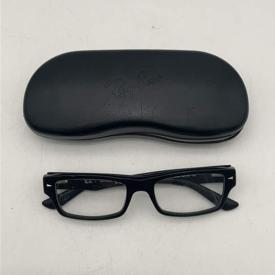 Mens Black RB5254 Full Frame Rectangular Classic Eyeglasses With Case image number 4