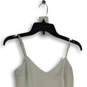 Womens White Sleeveless Asymmetric Hem Back Zip Mini Dress Size 4 image number 3
