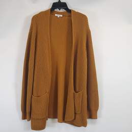 Madewell Women Rust Knit Cardigan XL