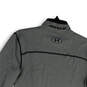 Women's Gray Long Sleeve Mock Neck Pullover Activewear T-Shirt Size Large image number 4