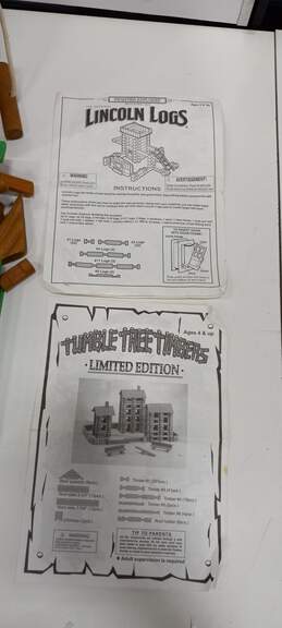 Vintage Tumble Tree Timbers Building Toys w/Case alternative image
