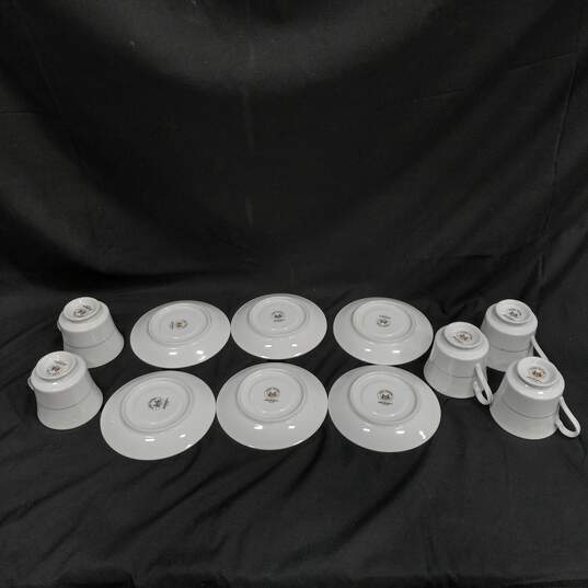 11pc Huntington Tea Cup & Saucer Set image number 3
